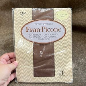 Evan Picone The Sheerest Sheer Pantyhose Rose